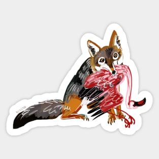 Serengeti Wolf Sticker